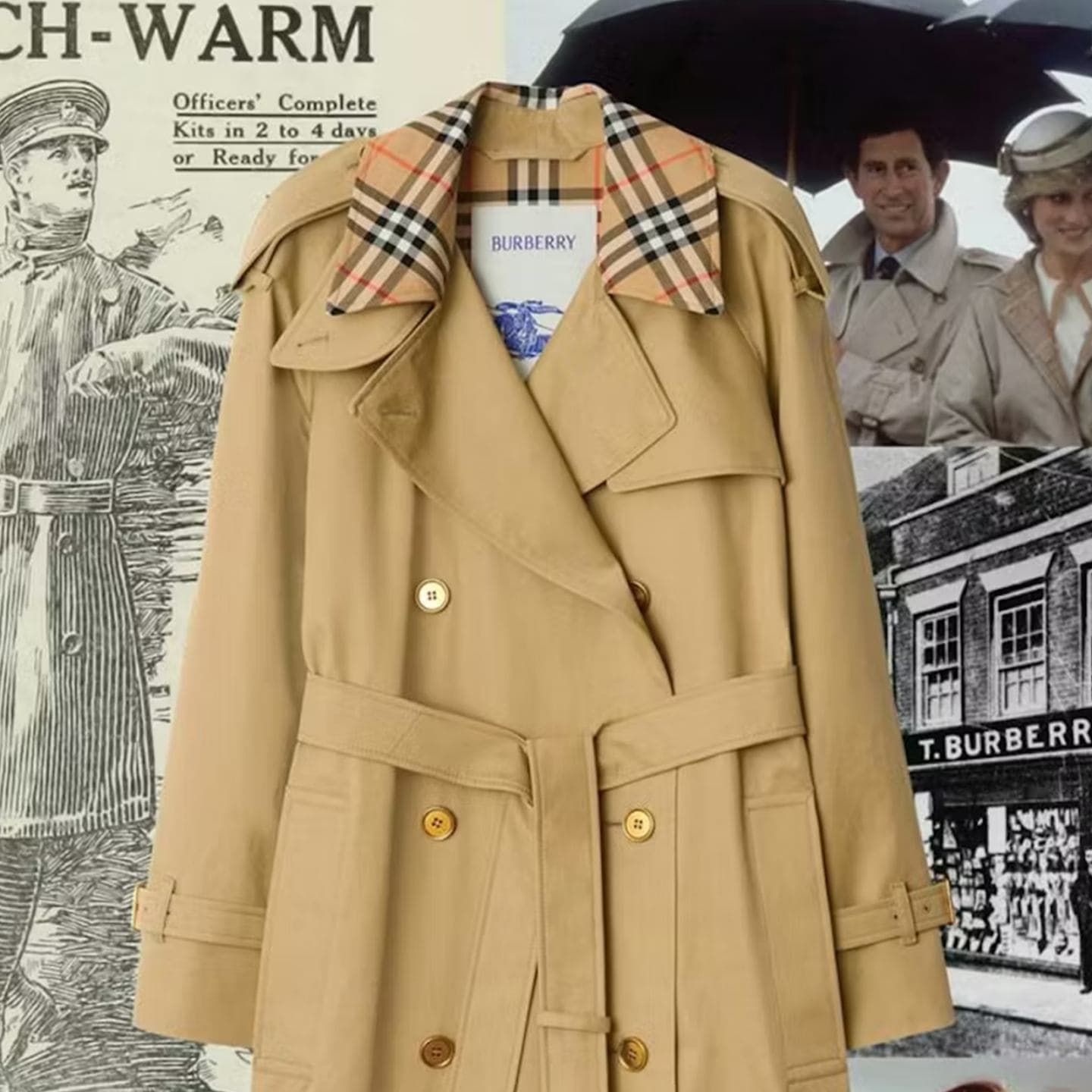 Burberry брэндийн trench цув нь анх цэргүүдэд зориулагдан бий болсон.