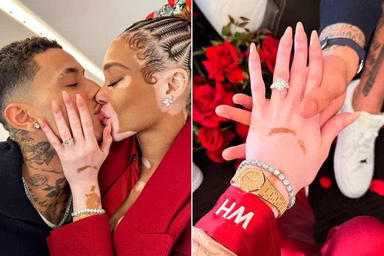 Winnie Harlow‑ийн 8.5 карат Oval‑Cut Алмазан сүйн бөгж